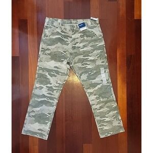 Gap Straight Camouflage Mens Pants 36 x 30 Built In Flex Carpenter Stretchy